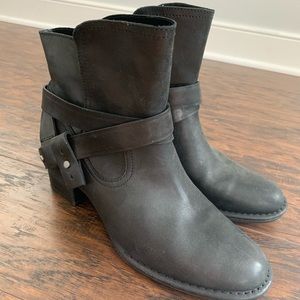 Black Leather Ugg Boots